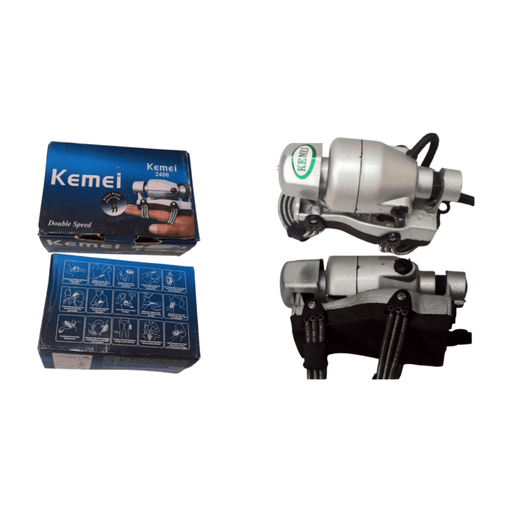 KEMEI Double Speed Electric Finger Massager, Shock Proof Design KM-2406