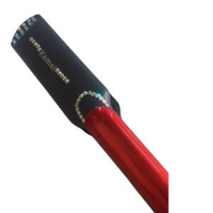 KEMEI Limited Edition Professional Hair Straightener, Black and Red, Multi-Temperature Settings KM-531