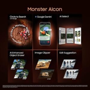 Samsung Galaxy M36 5G (Orange Haze, 6 GB RAM, 128 GB Storage)| Circle to Search| Google Gemini| Corning Gorilla Glass Victus+| 7.7mm Slim| AI Enhanced 50 MP OIS Triple Camera| Unmatched Nightography