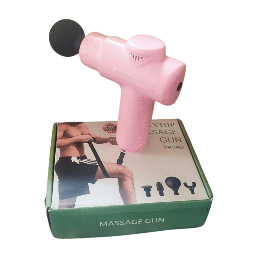 MaXTOP Full Body Massage Gun, Black, Belly Fat Reducer PINK.