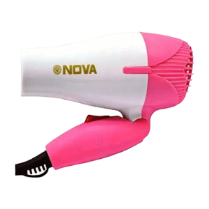 NOVA 1000W FOLDABLE HAIR DRYER. PINK