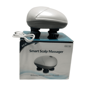 Smart Scalp Massager, Electric USB-Powered, 4 Massage Nodes, Silver OSK-701