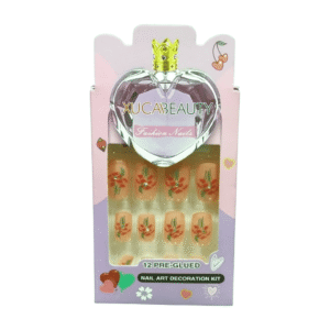 XUCA Beauty Fashion Nail Art Decoration Kit, 12 Pre Glued Nail Decorations