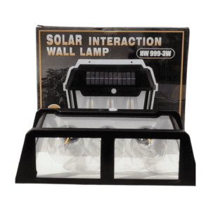 🌞 Solar Interaction Wall Lamp HW999-3W – Decorative Outdoor LED Lighting Fixture for Garden, Balcony & Home