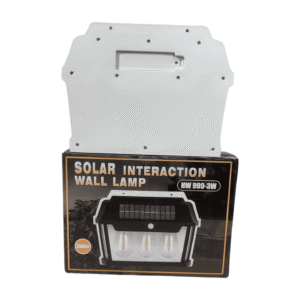 🌞 Solar Interaction Wall Lamp HW999-3W – Decorative Outdoor LED Lighting Fixture for Garden, Balcony & Home