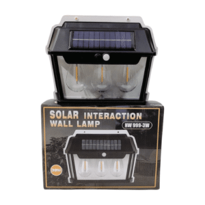 🌞 Solar Interaction Wall Lamp HW999-3W – Decorative Outdoor LED Lighting Fixture for Garden, Balcony & Home