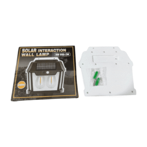🌞 Solar Interaction Wall Lamp HW999-2W – Wall-Mounted Outdoor LED Lighting Fixture for Garden, Patio & Home Décor