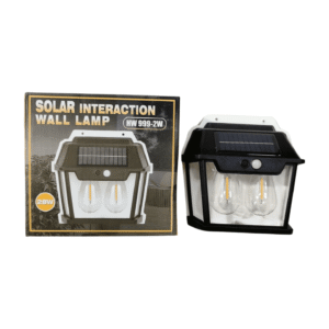 🌞 Solar Interaction Wall Lamp HW999-2W – Wall-Mounted Outdoor LED Lighting Fixture for Garden, Patio & Home Décor