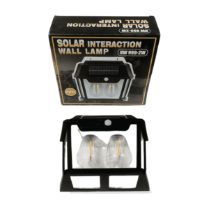 🌞 Solar Interaction Wall Lamp HW999-2W – Wall-Mounted Outdoor LED Lighting Fixture for Garden, Patio & Home Décor