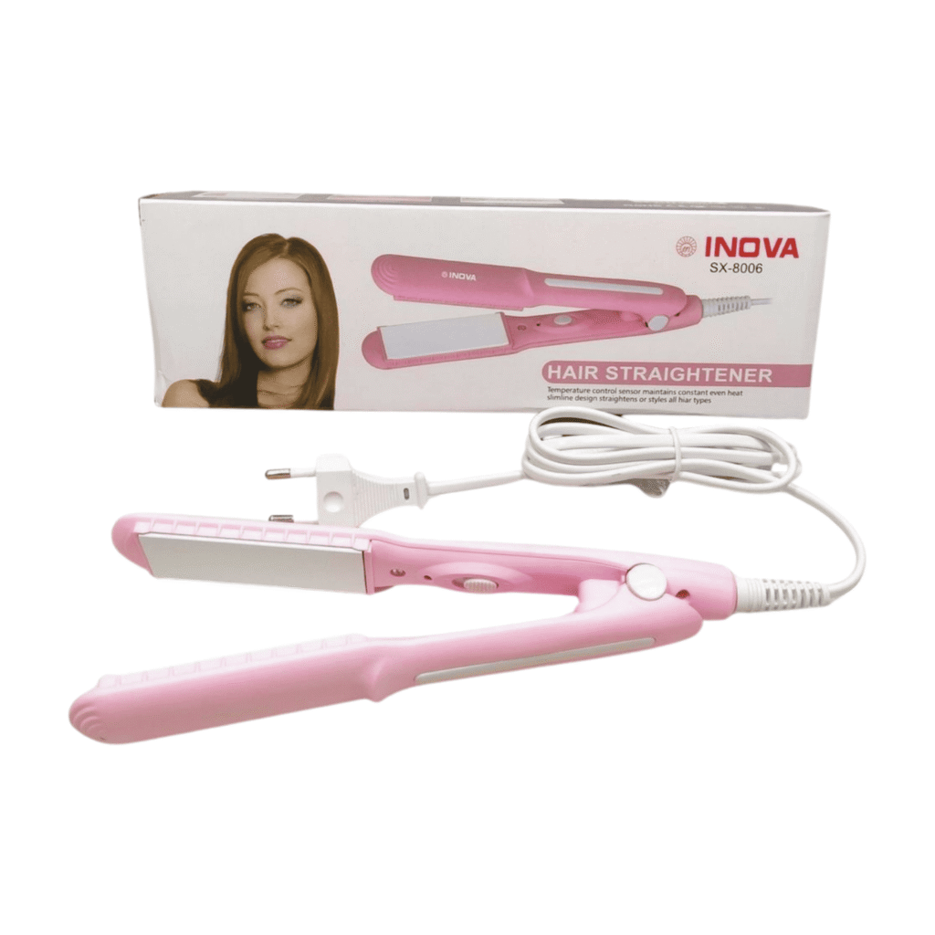 INOVA 8006 HAIR STRAIGHTENER. PINK