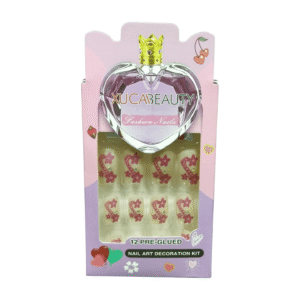 XUCA Beauty Fashion Nail Art Decoration Kit, 12 Pre Glued Nail Decorations