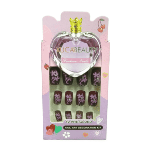 XUCA Beauty Fashion Nail Art Decoration Kit, 12 Pre Glued Nail Decorations