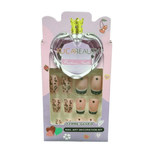 XUCA Beauty Fashion Nail Art Decoration Kit, 12 Pre Glued Nail Decorations