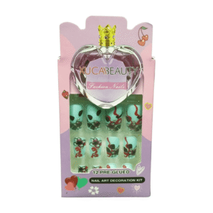 XUCA Beauty Fashion Nail Art Decoration Kit, 12 Pre Glued Nail Decorations