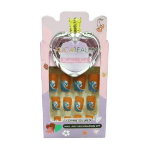 XUCA Beauty Fashion Nail Art Decoration Kit, 12 Pre Glued Nail Decorations