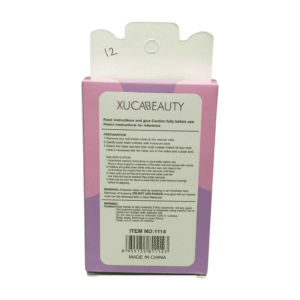 XUCA Beauty Fashion Nail Art Decoration Kit, 12 Pre Glued Nail Decorations