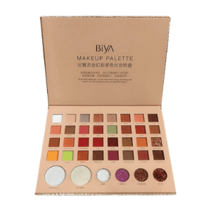 BIYAA MAKEUP 38 COLOURS EYESHADOW AND HIGHLIGTER PALETTE. 01