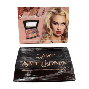 CLAMYE 50 Eyeshadow, Eyebrow, 2 Blusher, 2 Compact Powder, 6 Lipgloss Makeup Kit. 01