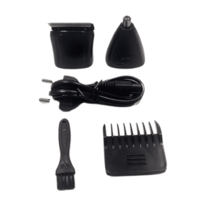 Geemy 3-in-1 Shaver & Trimmer Set GM-595 | Rechargeable Electric Shaver, Beard Trimmer & Nose Hair Trimmer for Men | Grooming Kit