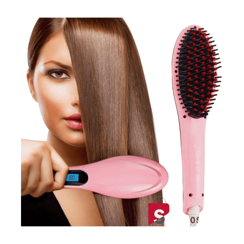 HQT 906 FAST HAIR STRAIGHTENER BRUSH.