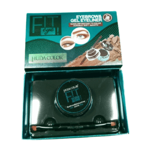 HUDA COLOR FIT EYE EYEBROW AND GEL EYELINER QUICK DRYING EASY TO COLOR DURABLE SOFT SMOOTH 24H. E9663