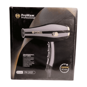 PROMAXX PROFESSIONAL HAIR DRYER OVER HEAT PROTECTION 2200W AC MOTOR. PM-2021