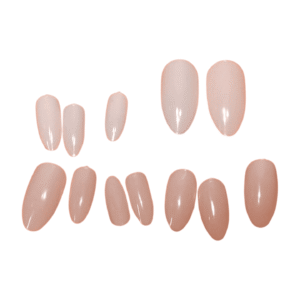 White Artificial Press-On Nails, Fake Nail Art Set 1 pack